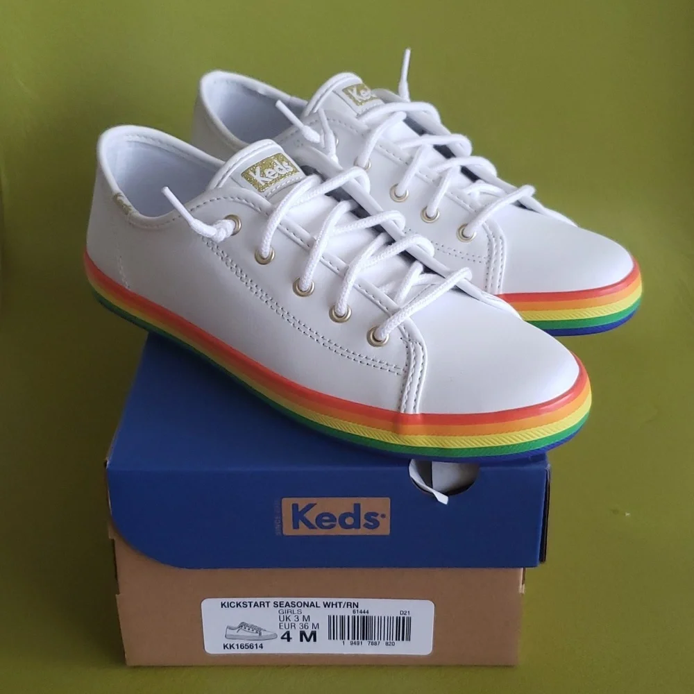 KEDS Кickstart Seasonal WHT/RN sneakers